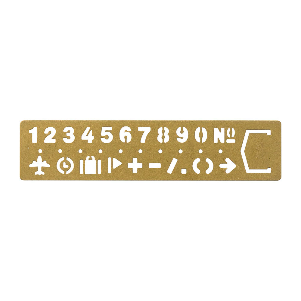 TRAVELER'S CO. refill - TEMPLATE BOOKMARK Number