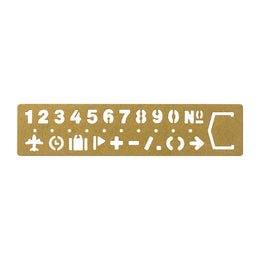 TRAVELER'S CO. refill - TEMPLATE BOOKMARK Number