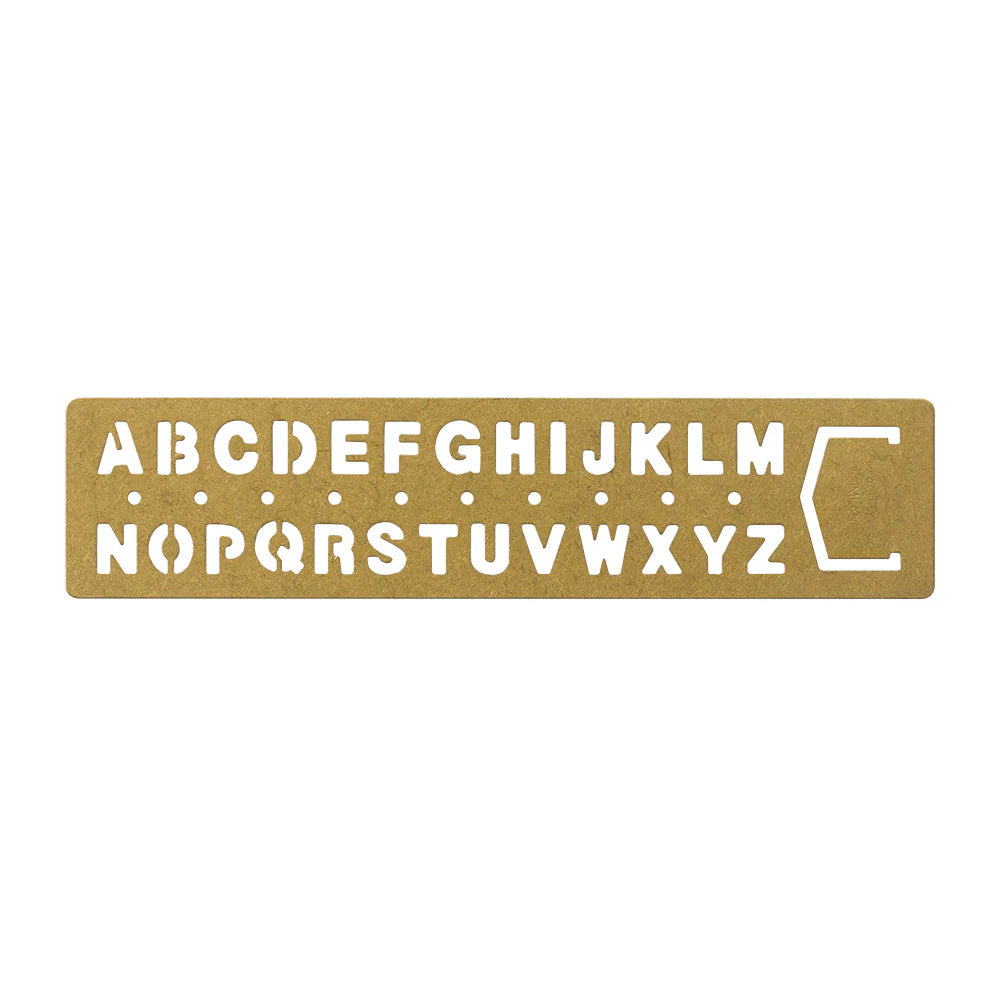 TRAVELER'S CO. refill - TEMPLATE BOOKMARK Alphabet