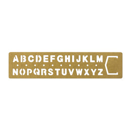 TRAVELER'S CO. refill - TEMPLATE BOOKMARK Alphabet