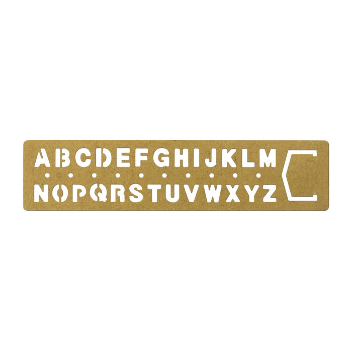 TRAVELER'S CO. refill - TEMPLATE BOOKMARK Alphabet