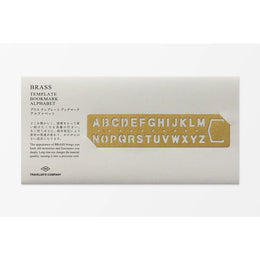 TRAVELER'S CO. refill - TEMPLATE BOOKMARK Alphabet