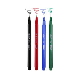 Le Pen Fine Felt Tip Marker Set - Primary Set (4 Piece)