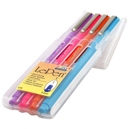 Le Pen Fine Felt Tip Marker Set - Brilliant Set (4 Piece)