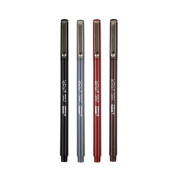 Le Pen Fine Felt Tip Marker Set - Dark Set (4 Piece)