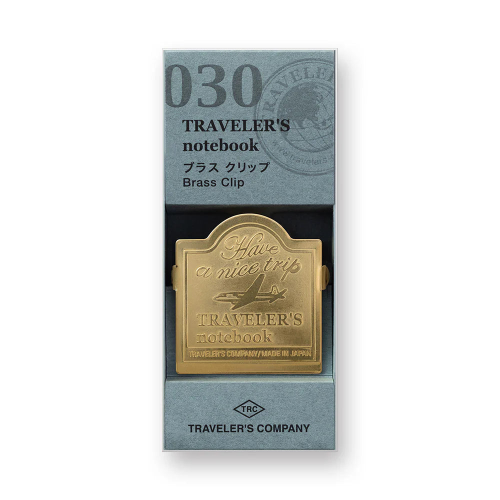 TRAVELER'S CO. Airplane Brass Clip 030