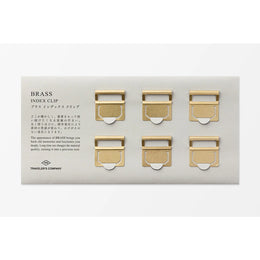 TRAVELER'S CO. refill - Brass Index Clip