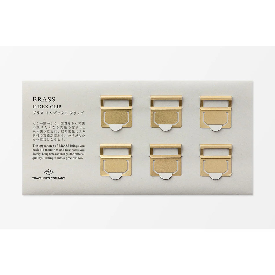 TRAVELER'S CO. refill - Brass Index Clip