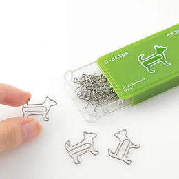 Midori D-clips Paper Clips - Dog