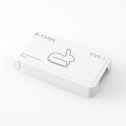 Midori D-clips Paper Clips - Rabbit