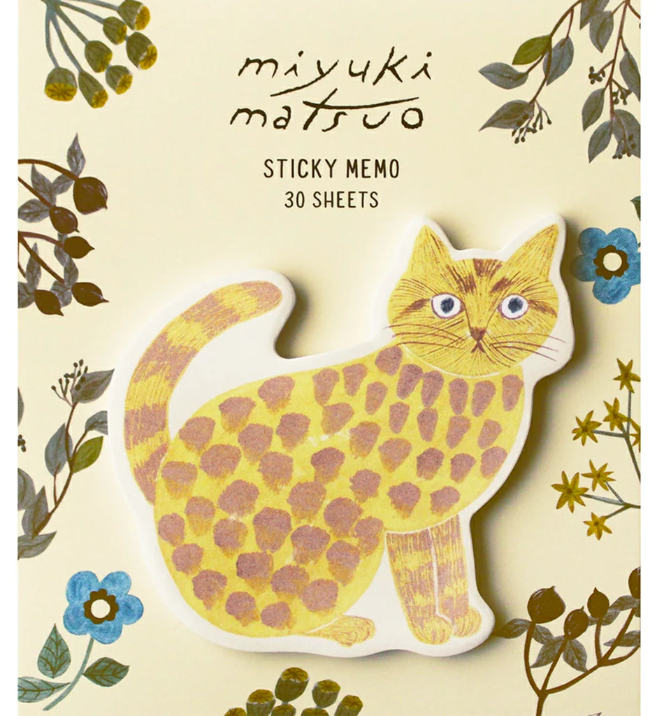 Matoka Miyuki Matsuo Sticky Memo Pad - Rosette