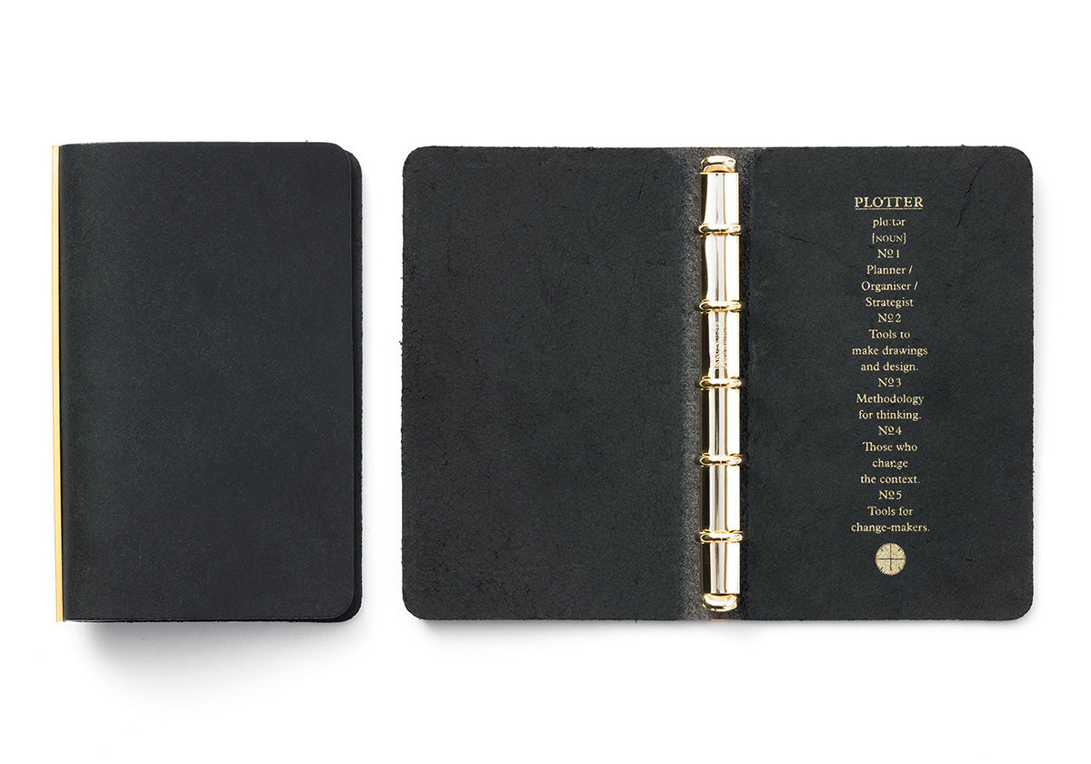 PLOTTER Pueblo 6-Ring Leather Binder - Mini 5 Size