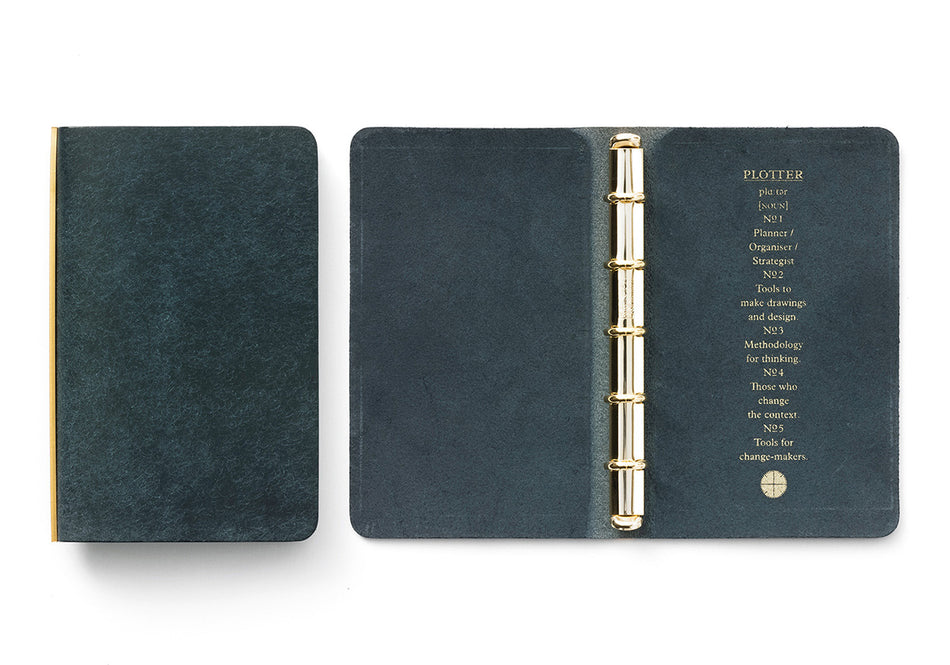 PLOTTER Pueblo 6-Ring Leather Binder - Mini 5 Size