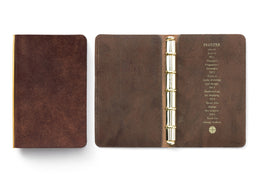 PLOTTER Pueblo 6-Ring Leather Binder - Mini 5 Size