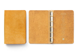 PLOTTER Pueblo 6-Ring Leather Binder - Mini 5 Size
