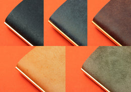 PLOTTER Pueblo 6-Ring Leather Binder - Mini 5 Size