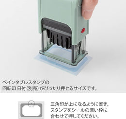 Midori Stickers Book for Paintable Stamp - Cold Colors