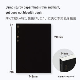 Stalogy 018 Editor's Series 365Days A5 Notebook - Grid - Blue