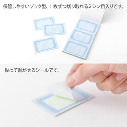 Midori Stickers Book for Paintable Stamp - Cold Colors