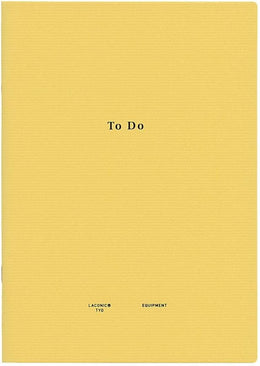 Laconic Style Notebook A5 - To Do