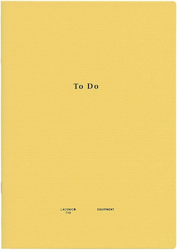Laconic Style Notebook A5 - To Do