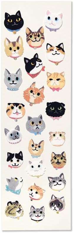 G.C. PRESS Smile Cat Stickers