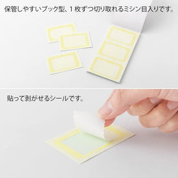 Midori Stickers Book for Paintable Stamp - Natural Colors