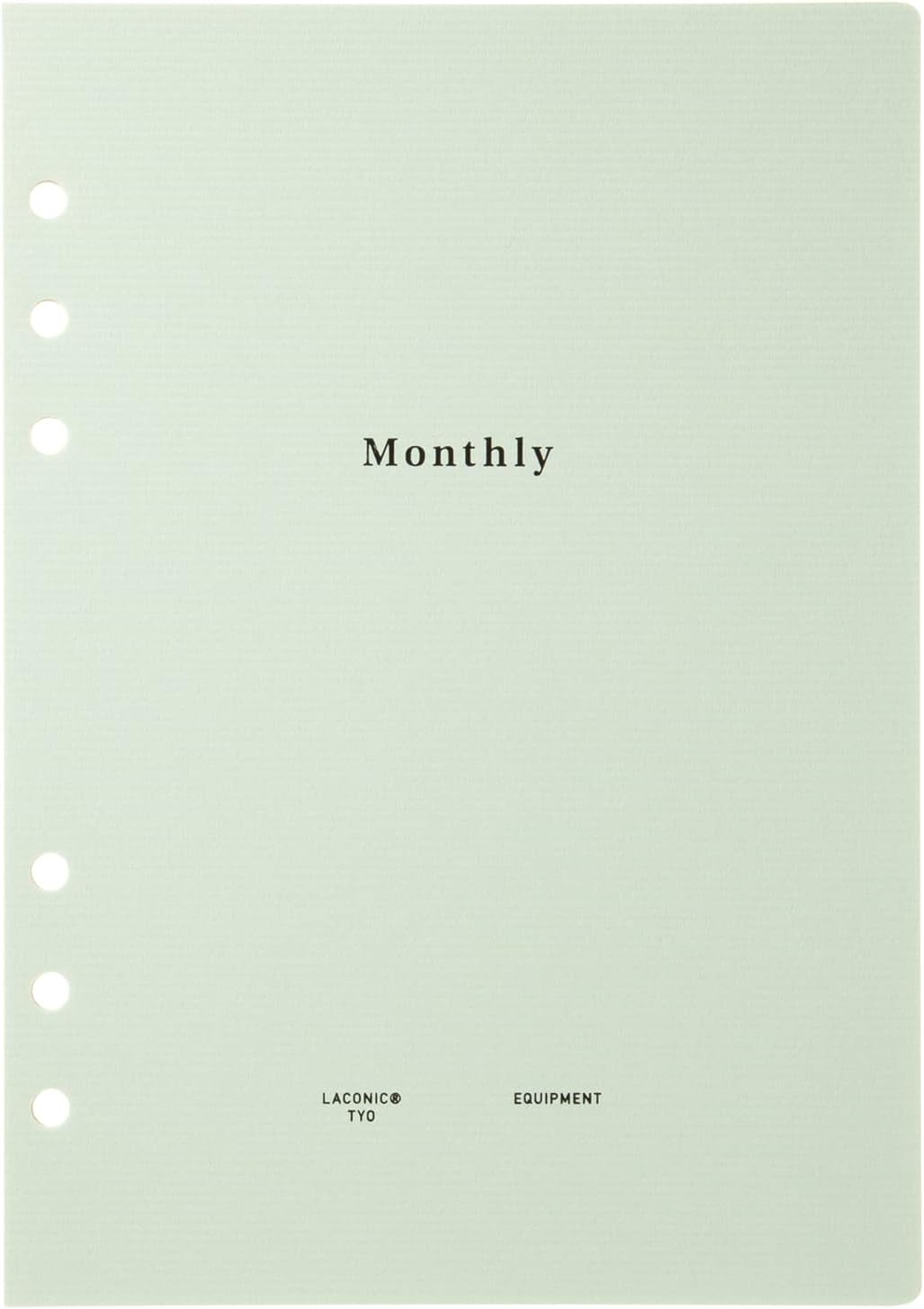 Laconic Style A5 Notebook Refill - Monthly