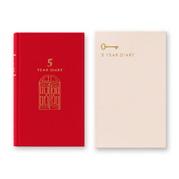 Midori 5 Year Diary - Red