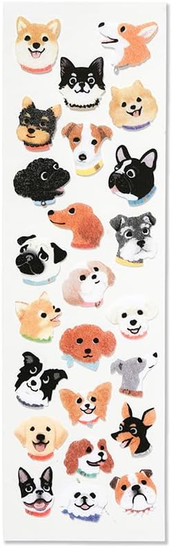 G.C. PRESS Smile Dog Stickers
