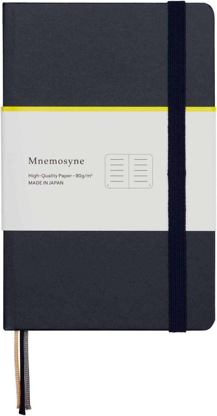 Mnemosyne N867 A6 Hardcover Lined Journal - Navy