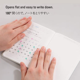Stalogy 018 Editor's Series 365Days A5 Notebook - Grid - Blue