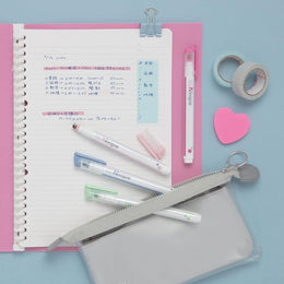 Sun-Star Ninipie Pen and Marker (Set of 3) - Green/Blue/Pink