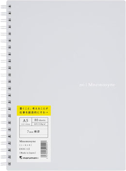 Mnemosyne SoftCover N295 A5 Ruled - Light Gray