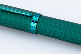Diplomat Viper Rollerball - Green Guilloche