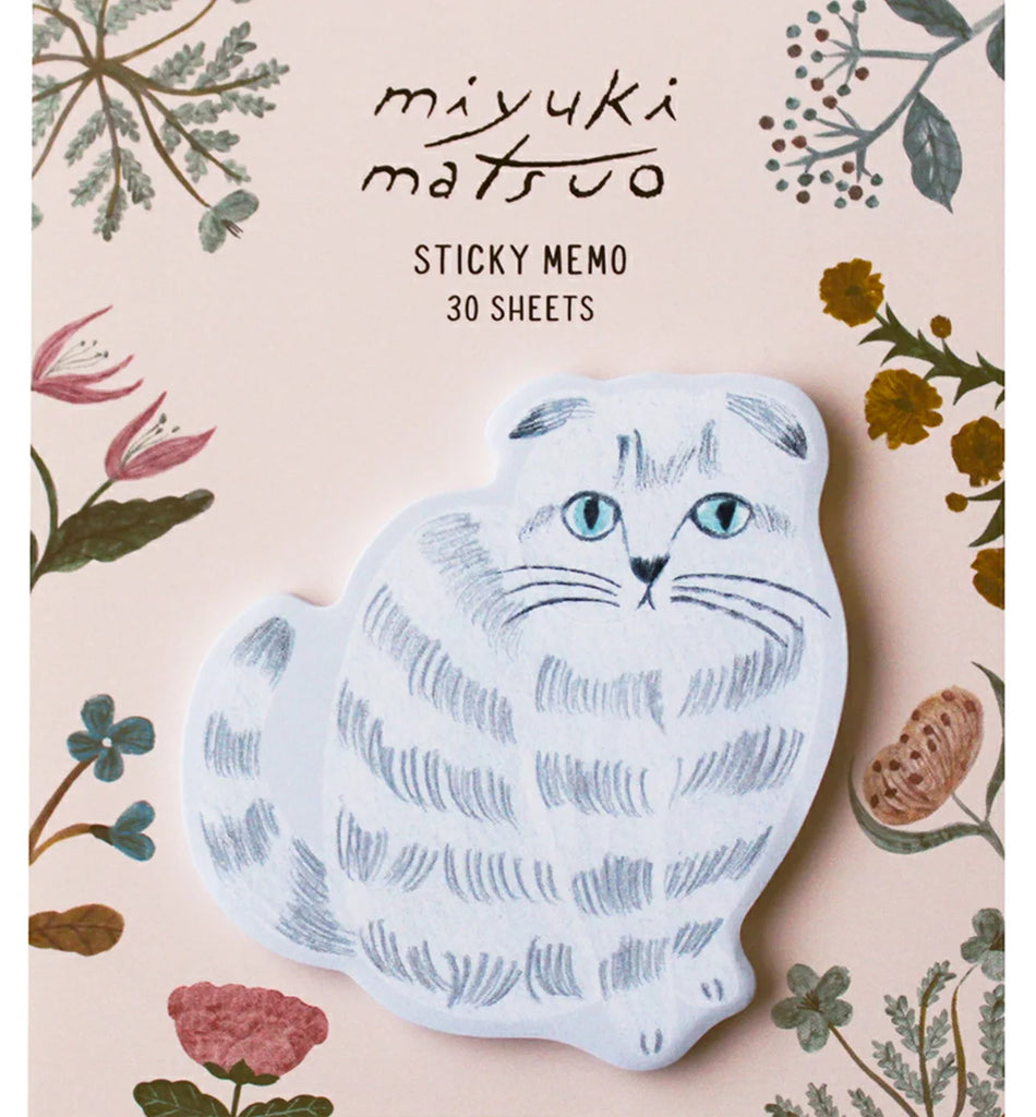 Matoka Miyuki Matsuo Sticky Memo Pad - Minette