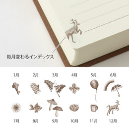 Midori 3 Year Diary - Brown