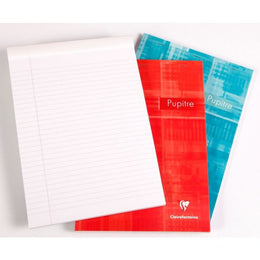 Clairefontaine Assorted Stapled Pad 8x11 Ruled