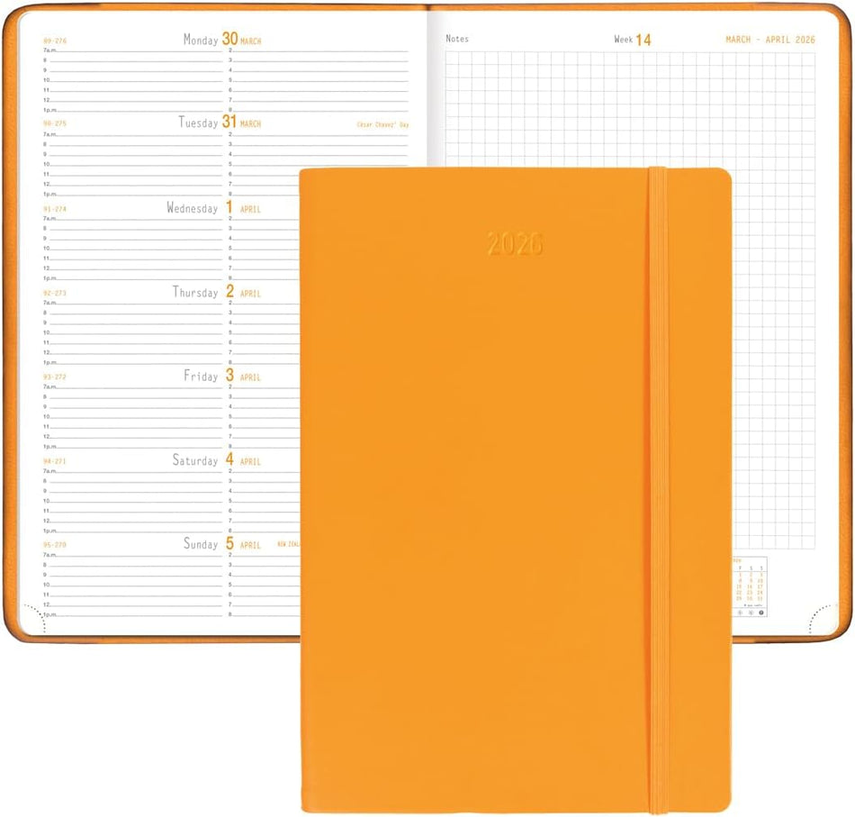 RHODIA 2026 Webplanner 6x9 - Orange