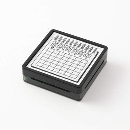 Midori Paintable Stamp Self Inking - Calendar