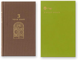 Midori 3 Year Diary - Brown