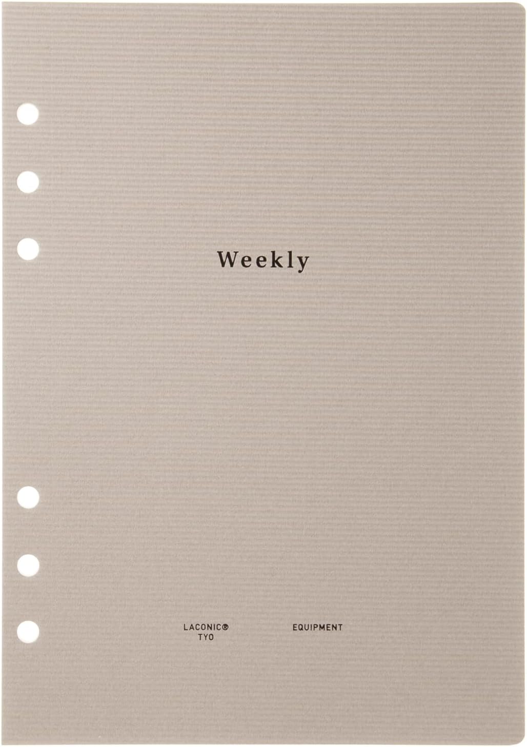 Laconic Style A5 Notebook Refill - Weekly