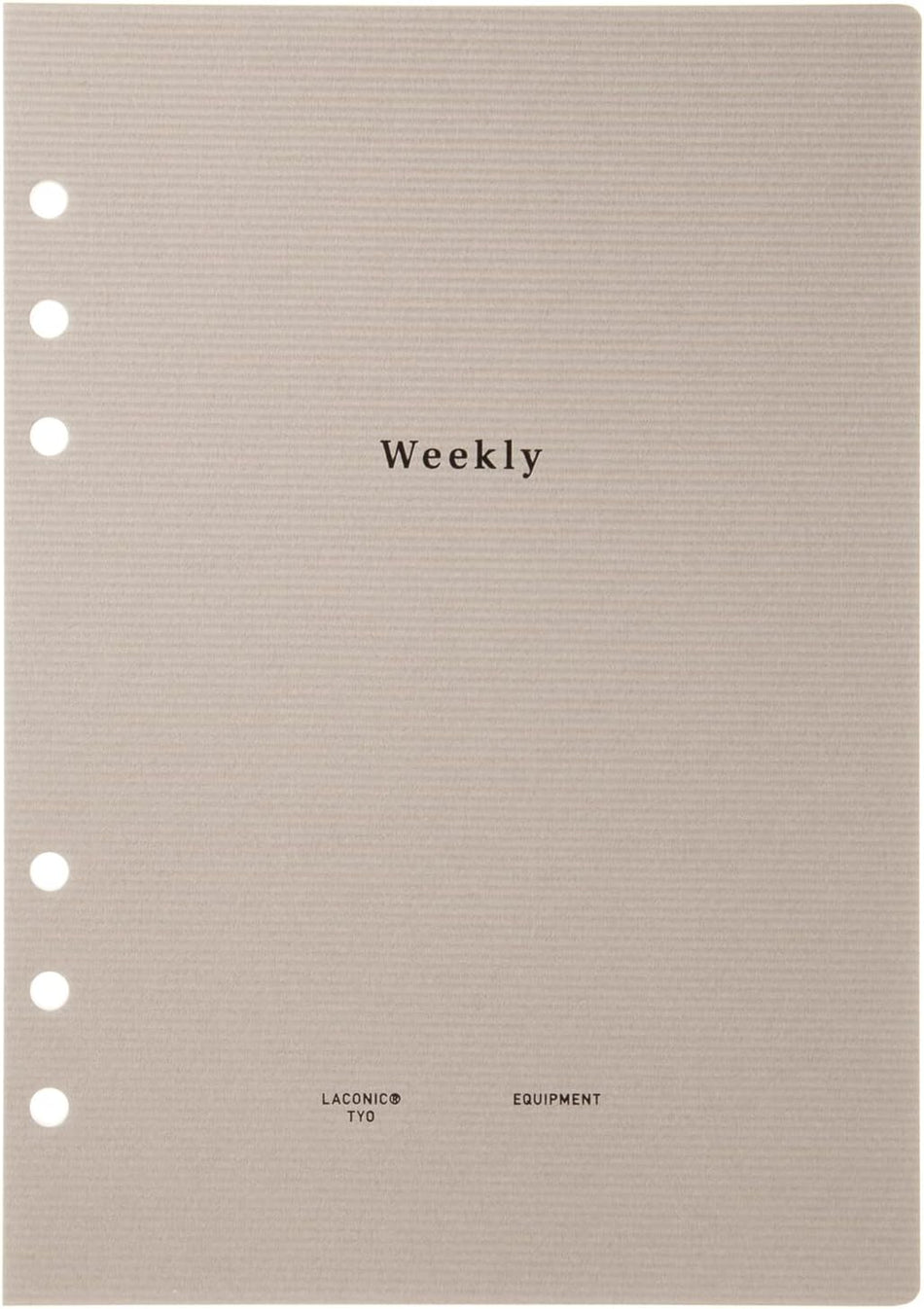 Laconic Style A5 Notebook Refill - Weekly
