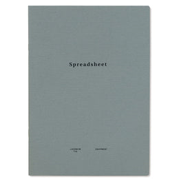 Laconic Style Notebook A5 Spreadsheet