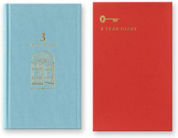 Midori 3 Year Diary - Light Blue