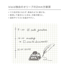 Mnemosyne X Kleid Notebook 7192 B7 Grid