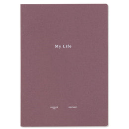 Laconic Style Notebook A5 - My Life