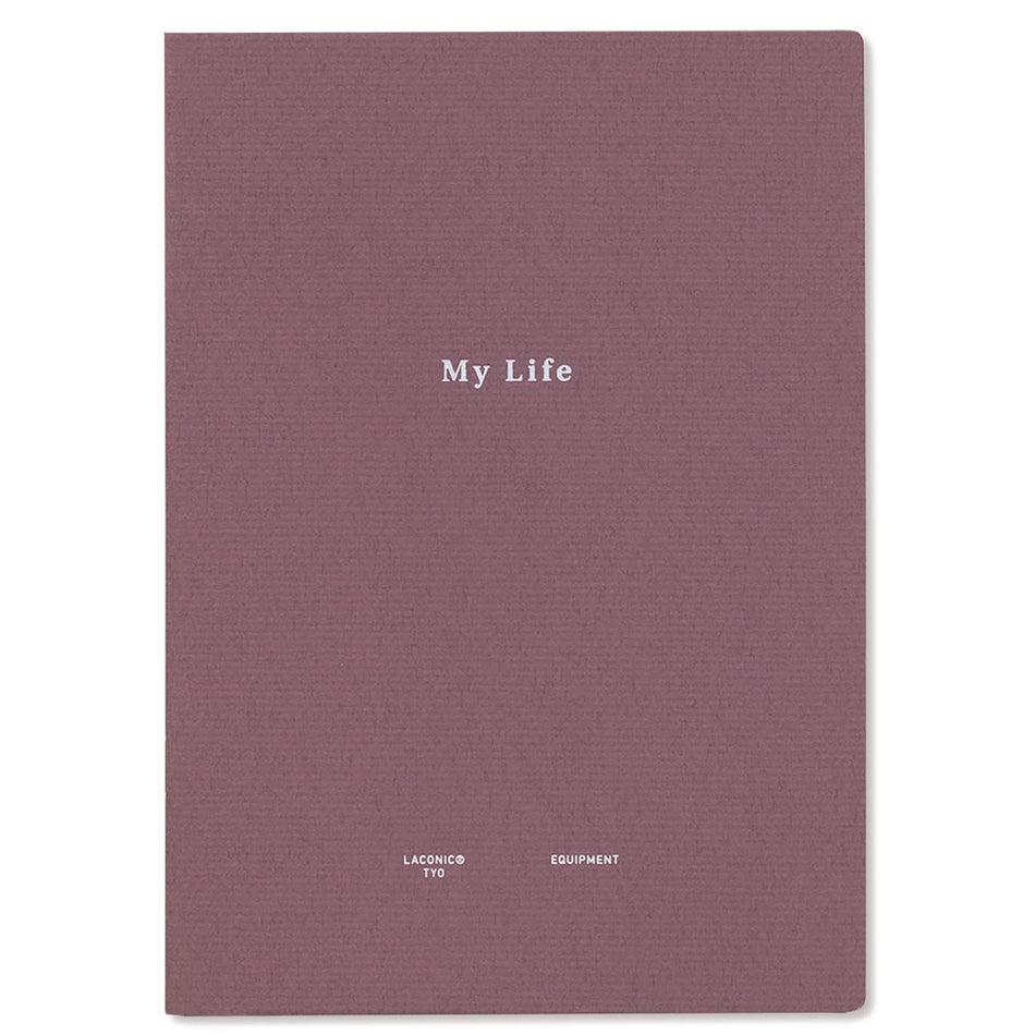 Laconic Style Notebook A5 - My Life