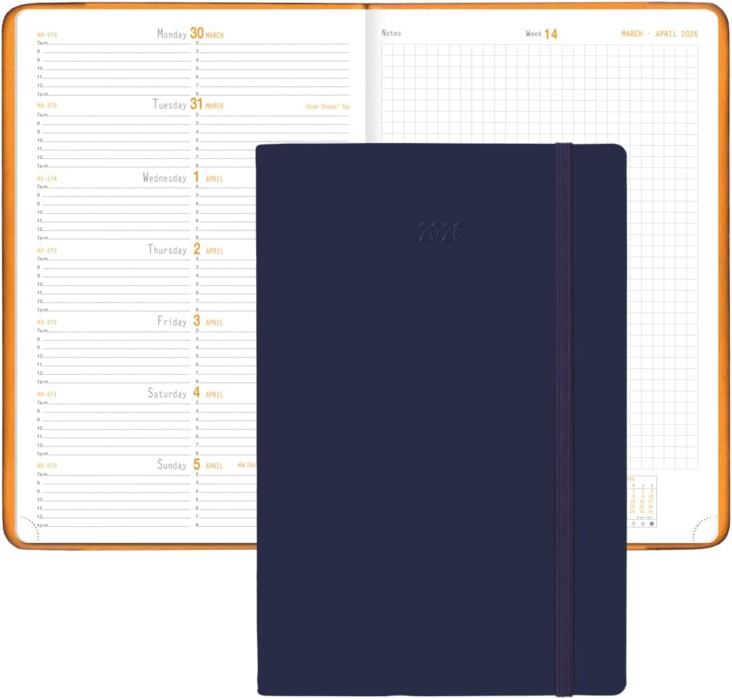 RHODIA 2026 Webplanner 6x9 - Midnight Blue