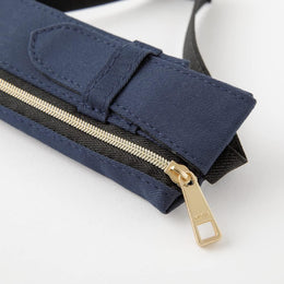 Midori Book Band Pen Case - Navy